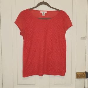 Liz Clairborne Hot Pink Petite T-Shirt